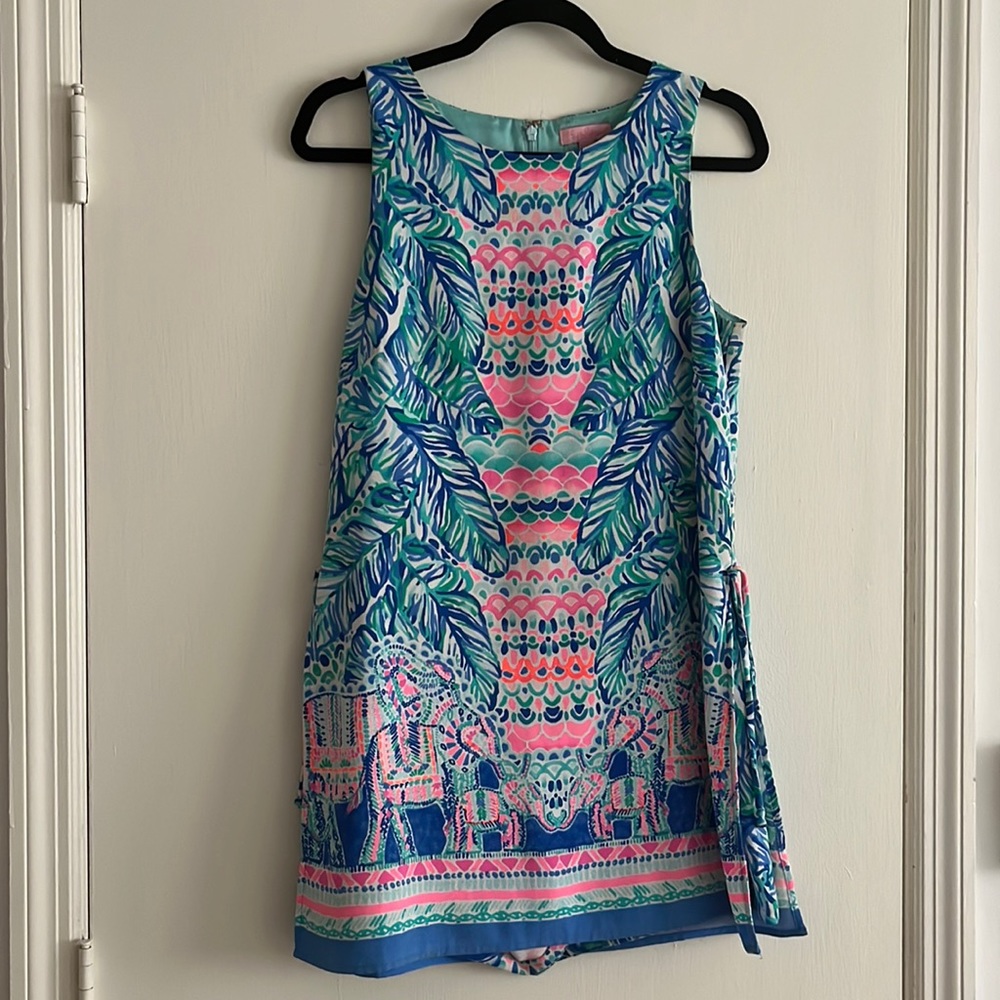 Lilly Pulitzer Donna Romper Feel the Beat